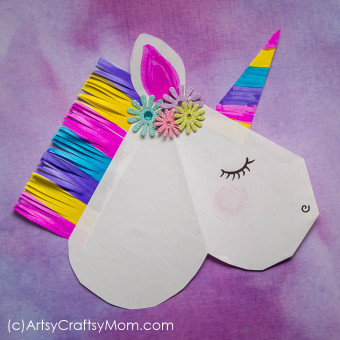 Arts And Craft For Kids
 DIY Unicorn Valentine Paper Puppet