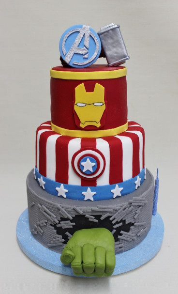 Avengers Birthday Cake
 Best 25 Avenger cake ideas on Pinterest