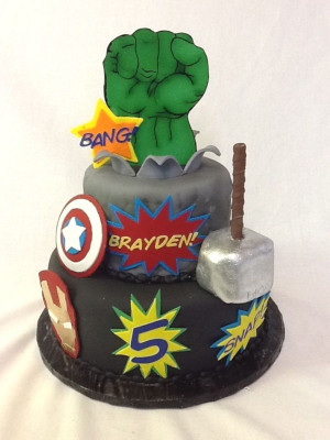 Avengers Birthday Cake
 10 Awesome Avengers Cakes Pretty My Party