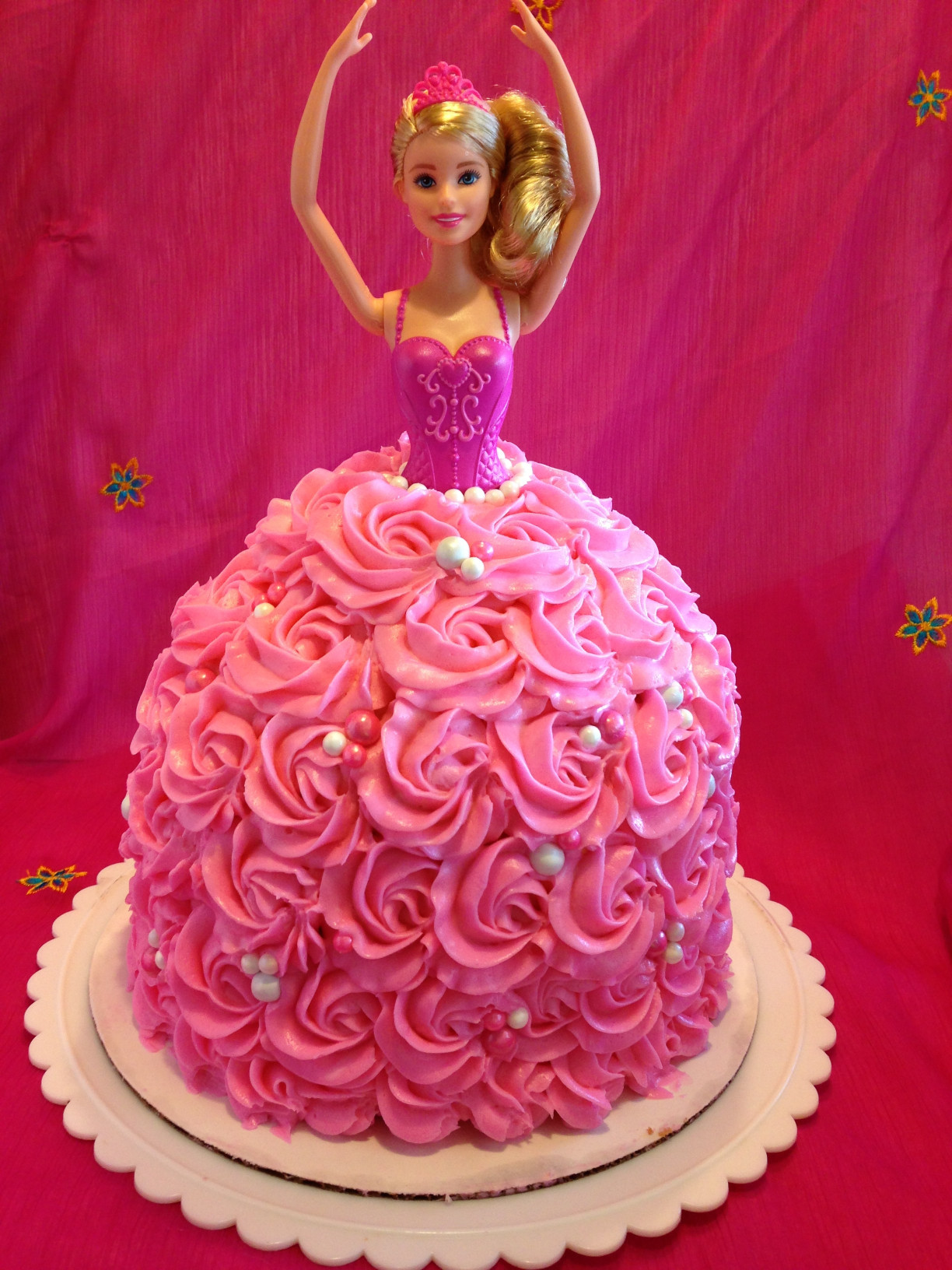Barbie Birthday Cake
 Barbie Cake How To