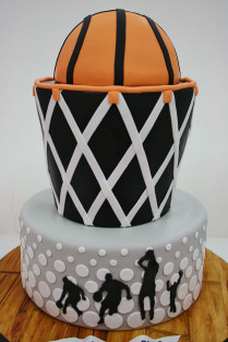 Basketball Birthday Cake
 Super 16 Cakes NJ Basketball Custom Cakes