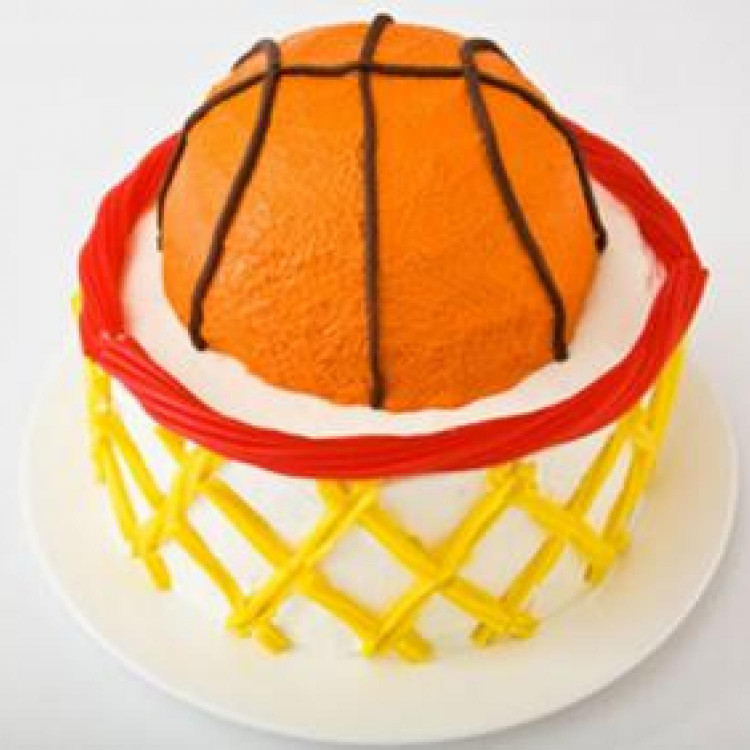 Basketball Birthday Cake Beautiful Basketball with Hoop Birthday Cake Design