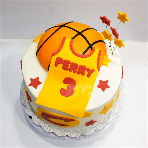 Basketball Birthday Cake
 Cavaliers Basketball Birthday Cake
