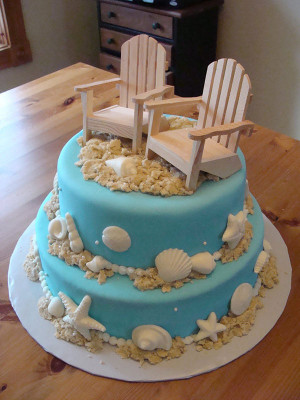Beach Birthday Cake
 10 Darling Beach Themed Baby Shower Decoration Ideas