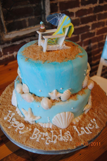 Beach Birthday Cake
 Best 25 Beach birthday cakes ideas on Pinterest