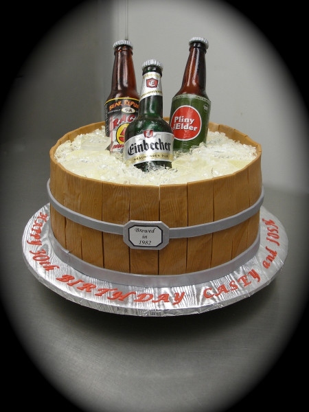 Beer Birthday Cake
 Sugar Beer Bottle Cake CakeCentral