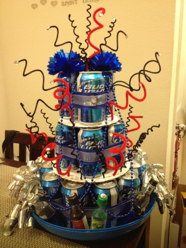 Beer Birthday Cake
 Beer can cake Father s Day Ideas Pinterest