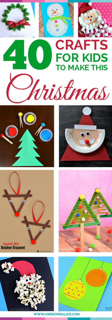 Best Crafts For Kids
 Top 40 Easy And Fun Christmas Crafts For Kids to Make