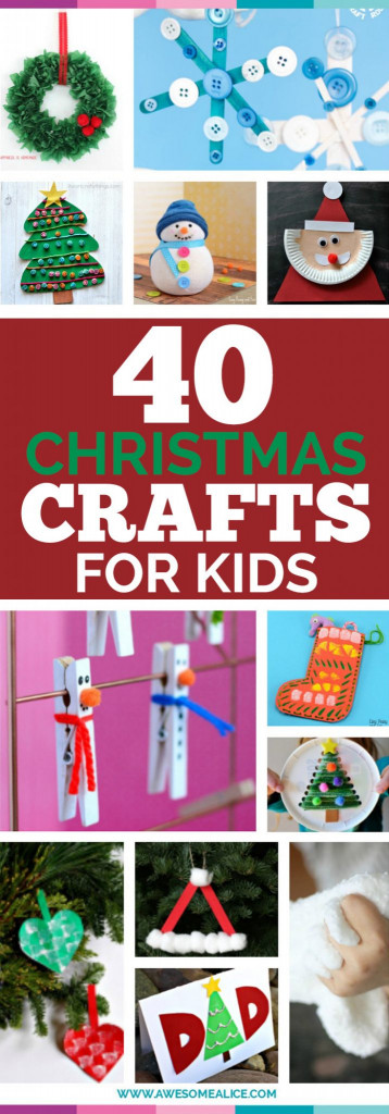 Best Crafts For Kids
 Top 40 Easy And Fun Christmas Crafts For Kids to Make