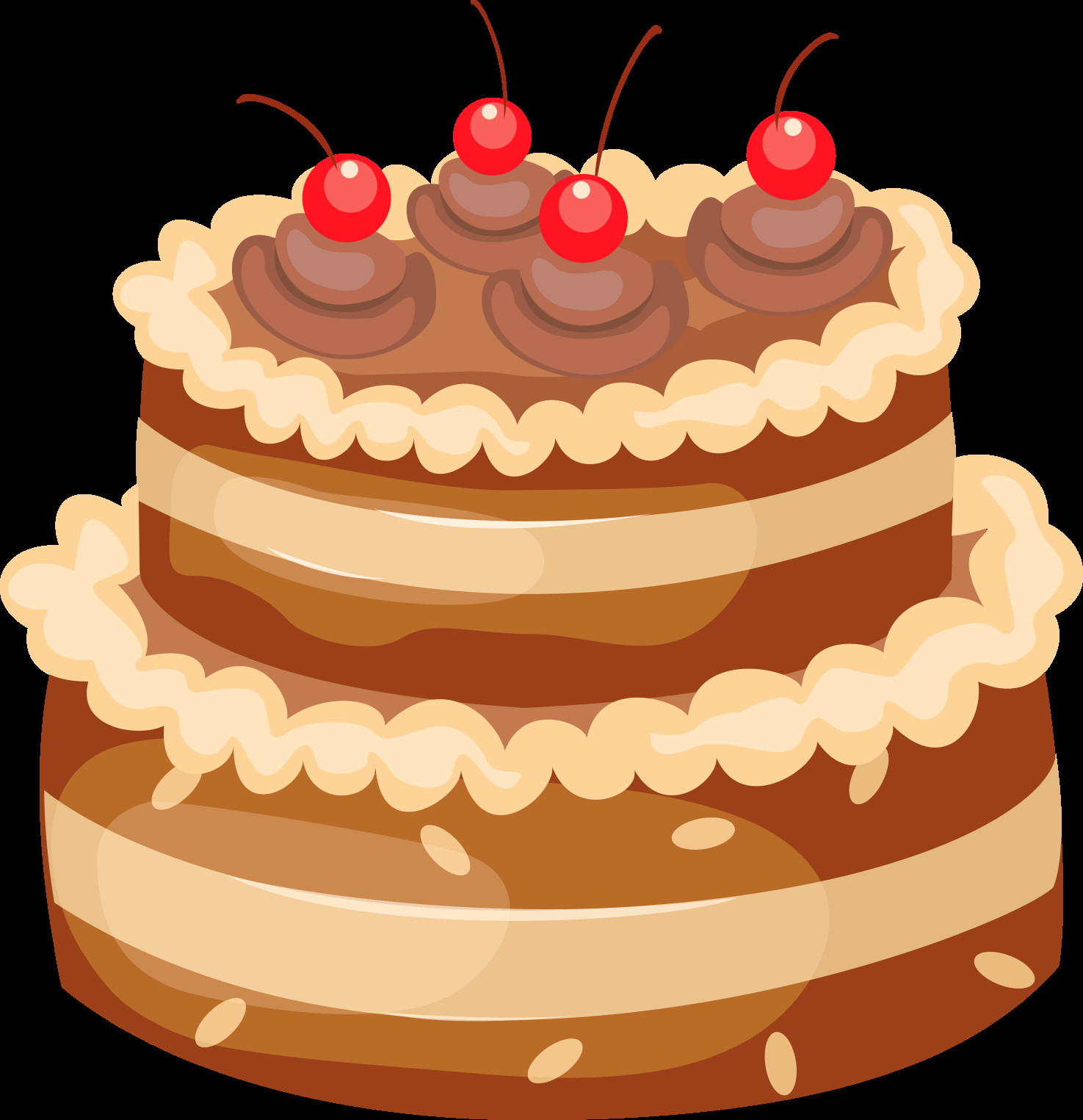 Birthday Cake Clip Art
 Free Cake Clip Art Clipartix