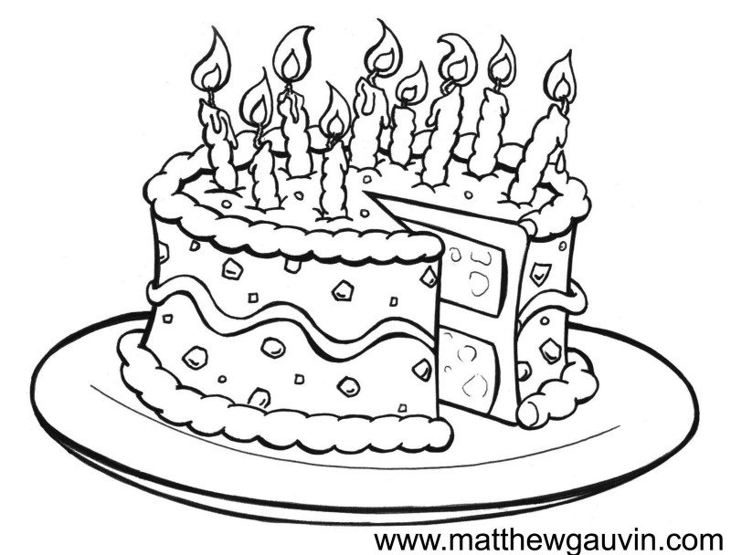 Birthday Cake Drawing
 MG Children s Book Illustrations Birthday cake Line Drawing