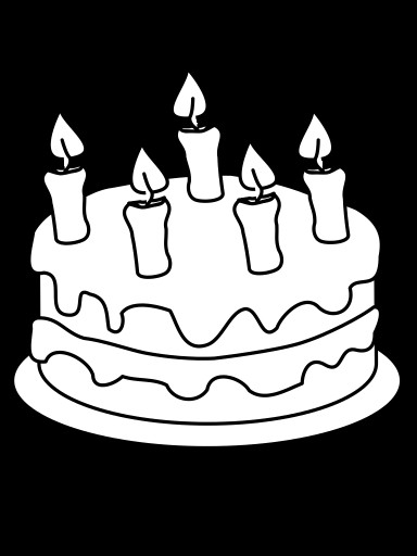 Birthday Cake Drawing
 File Draw this birthday cakeg Wikimedia mons