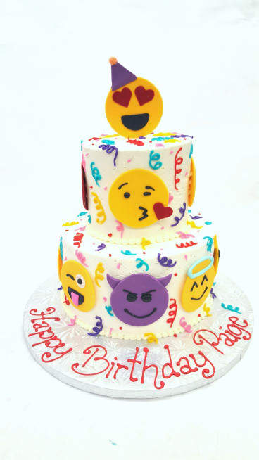 Birthday Cake Emoji
 Southern Blue Celebrations EMOJI CAKES