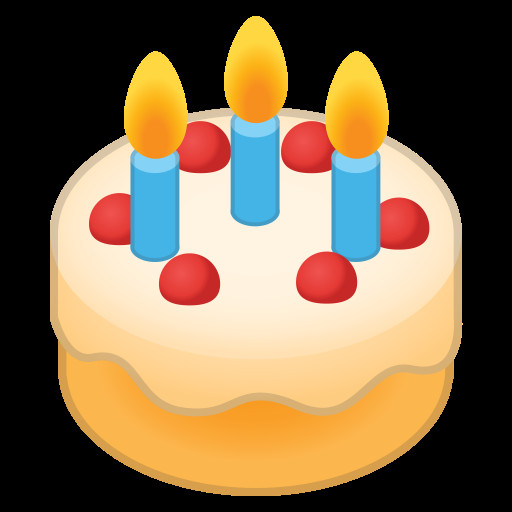 Birthday Cake Emoji
 Birthday cake Icon Noto Emoji Food Drink Iconset