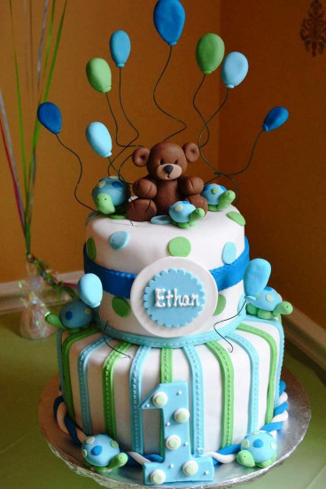 Birthday Cake For Boys
 First Birthday Baby Cake Boy Ideas Twitter
