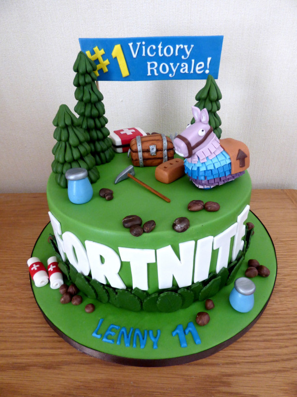Birthday Cake Fortnite
 Fortnite Themed Birthday Cake Susie s Cakes