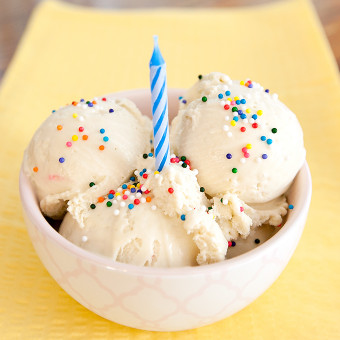 Birthday Cake Ice Cream
 Homemade Birthday Cake Ice Cream