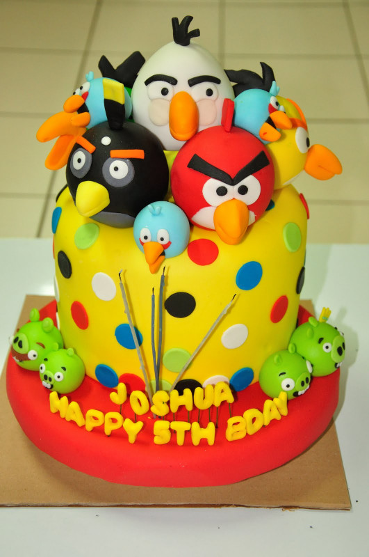 Birthday Cake Image
 Angry Birds Cakes – Decoration Ideas