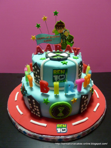 Birthday Cake Images
 The Sensational Cakes 3D Ben 10 Cake Singapore 2 Tier