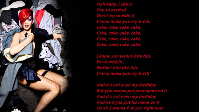 Birthday Cake Lyrics
 Rihanna Birthday Cake Lyrics A Screen