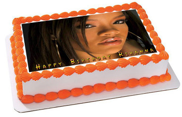 Birthday Cake Rihanna
 Rihanna 3 Edible Birthday Cake Topper