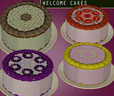 Birthday Cake Sims 4
 Mod The Sims Wel e Cakes 4 More Cakes Ready to Serve