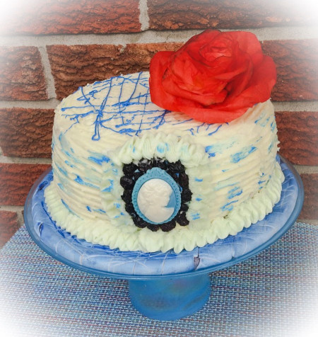 Blue Birthday Cake
 Blue Themed Birthday Cake CakeCentral