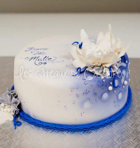 Blue Birthday Cake
 Blue Birthday Cake CakeCentral