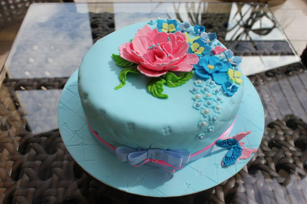 Blue Birthday Cake
 Blue Birthday Cake