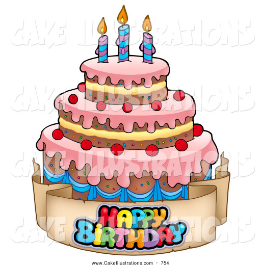 Cartoon Birthday Cake
 Cartoon Cake Cliparts
