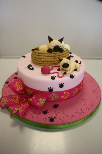 Cat Birthday Cake
 1000 images about Cat Cakes on Pinterest