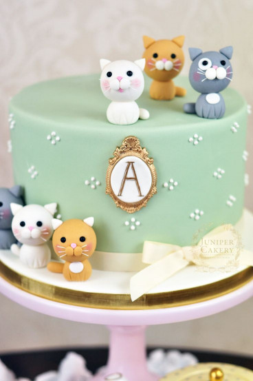Cat Birthday Cake
 Best 25 Cat cakes ideas on Pinterest