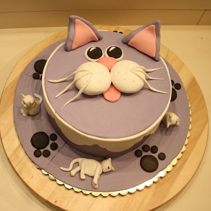 Cat Birthday Cake
 Cat Cake Gifting Pleasure