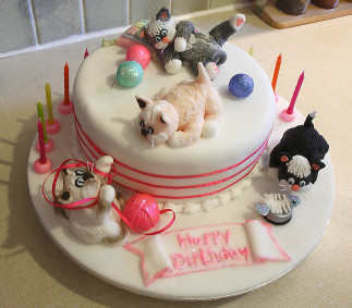 Cat Birthday Cake
 Crazy Cat Lady Cakes – Janet Carr
