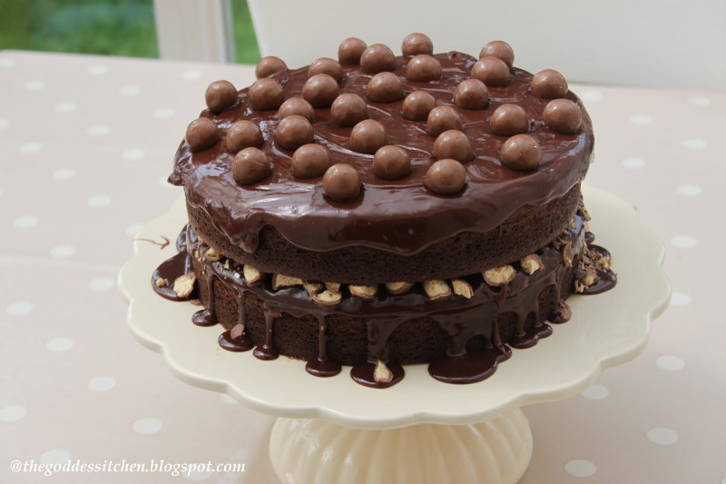 Chocolate Birthday Cake
 The Goddess s Kitchen ♥ Chocolate Birthday Cake