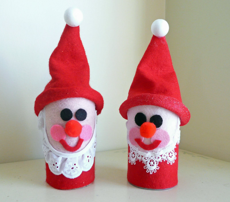Christmas Craft Ideas For Kids
 Preschool Crafts for Kids Toilet Roll Santa Christmas Craft
