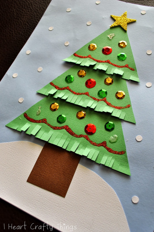 Christmas Crafts For Kids Pinterest
 Kids Christmas Tree Craft