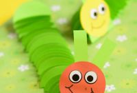 Craft for Kids Beautiful Paper Caterpillar Craft Paper Circles Crafts Easy