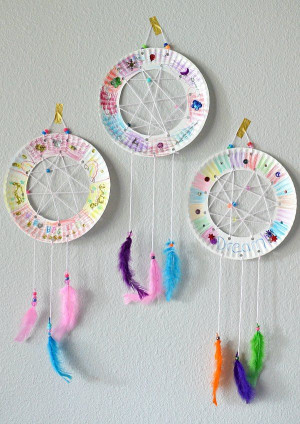 Craft Ideas For Kids With Paper
 The BFG Paper Plate Dream Catchers Kids Craft The Suburban