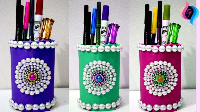 Craft Ideas For Kids With Waste Material
 DIY Creative Way to Reuse How to make pen stand