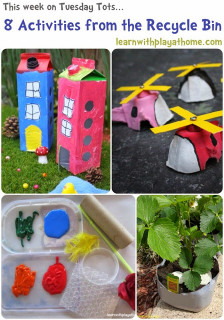 Craft Ideas For Kids With Waste Material
 Learn with Play at Home 8 Activities using Materials from