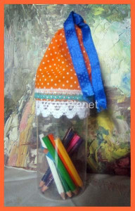 Craft Ideas For Kids With Waste Material
 Best out of Waste Plastic bottles Craft Pencil Container