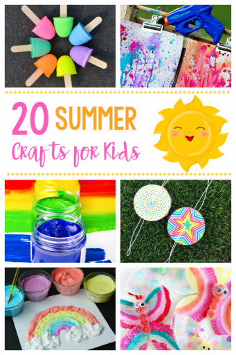 Crafts For Kids At Home
 20 Simple & Fun Summer Crafts for Kids