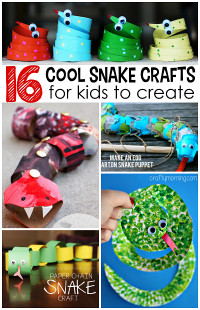 Crafts For Kids To Make
 The Coolest Snake Crafts for Kids to Create Crafty Morning