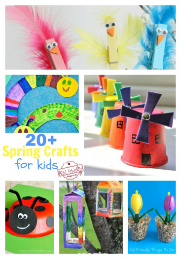 Crafts For Kids To Make
 Over 20 Easy to Make Crafts for Kids That Wel e Spring