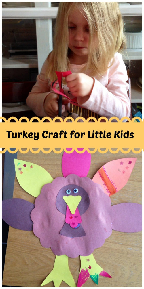Crafts For Little Kids
 Turkey Craft for Kids Big and Little Family Food And Travel