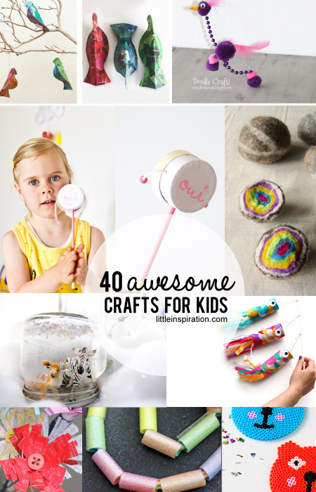 Crafts For Little Kids
 40 Awesome Crafts for Kids Little Inspiration