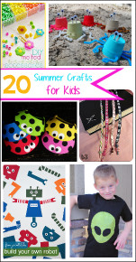 Crafts To Do With Kids
 20 Crafts to do with Kids This Summer
