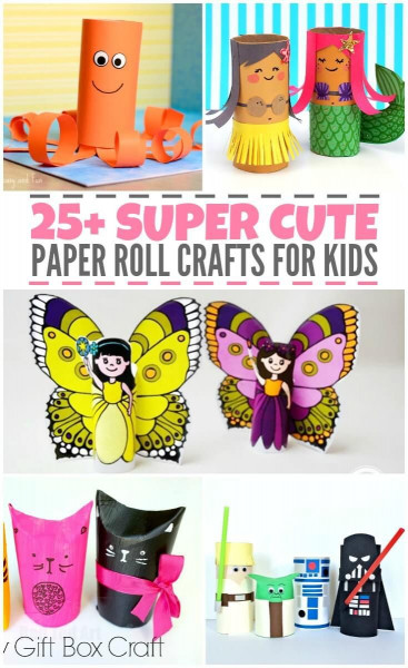 Cute Crafts For Kids
 25 Super Cute Paper Roll Crafts for Kids
