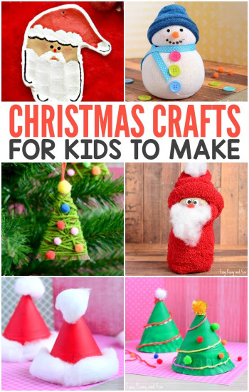 Cute Crafts For Kids
 Christmas Crafts for Kids to Make Easy Peasy and Fun